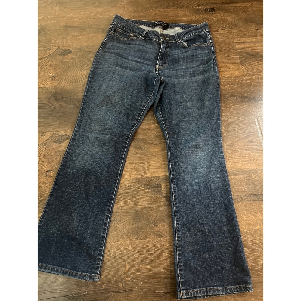 Lee Modern Series Womens 14 Short Dark Wash Bootcut Jeans‎ DD2-15J-LM